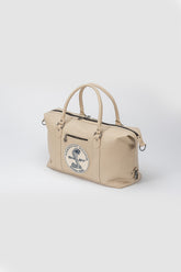 Sac de voyage en cuir Carroll Shelby BIG D 48H Sheep crown écru